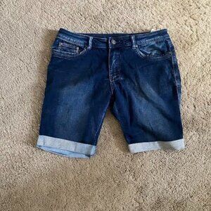 mens denim shorts